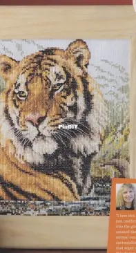 Burning Bright - Tiger by Jayne Netley Mayhew from Cross Stitch Collection 199 PCS + XSD