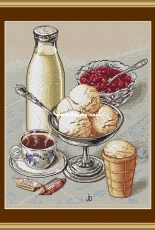 Cherry Ice Cream by Jeanne Dick
