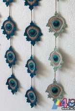 TheCurioCraftsRoom - Christa Veenstra - Large Peacock Feather Motif