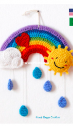 Happy Coridon - A tiny rainbow mobile