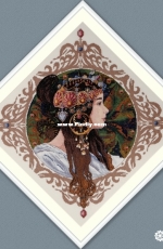 Merejka Brunette K-156 after A. Mucha painting XSD