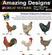 Chickens & Roosters I AD-1218 - Machine Embroidery/ME