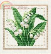 Ellen Maurer Stroh EMS - Flower of the Month - May - Lily of the Valley