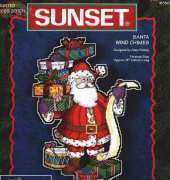 Dimensions Sunset 18356 - Santa Wind Chimes