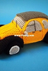 Millionbells - amigurumi 2CV car crochet