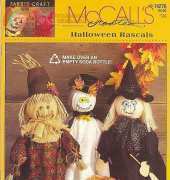 McCall's Creates Fabric Craft 14276 Halloween Rascals