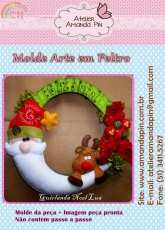 Atelier Amanda Pin-Felting Christmas Wreath/Portuguese