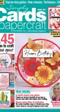 Simply Cards and Papercraft - Issue 243 - April - 2023