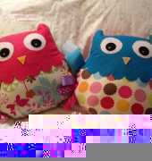 Bubbles and Bobbins-Free Owl Taggie Doll