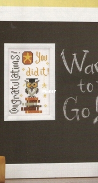 Graduation Owl by Barbara Ana Designs from Cross Stitch & Needlework - July 2014 PCS + XSD