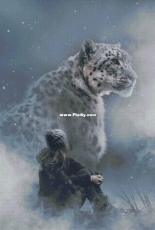 Foggy patron. Snow Leopard by Chimera