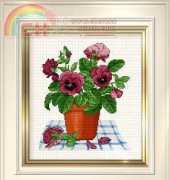 Ellen Maurer Stroh EMS 036  Pansy Pot