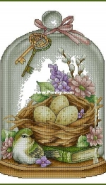 Easter Composition with a Bird by Svetlana Sichkar XSD