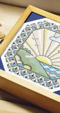 You Are My Sunshine - Art Deco Box by Maria Diaz from Cross Stitch Gold 117