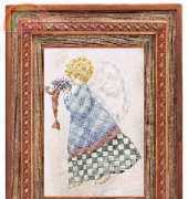 Angel with Bouquette - Alma Lynne Hayden from The Cross Stitcher USA June 1996