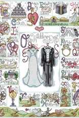 Design Works Crafts 2734 - Wedding ABC XSD