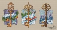 Winter Keys - December - January - February by Anna Petunova