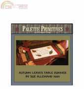 pallete primitive - autumn leaves table runner