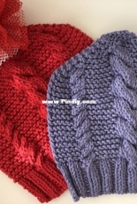 Rory*s Cable Hat Cloth by Brownie Knits-Free