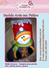 Atelier Amanda Pin-Felting Christmas Stocking /Portuguese