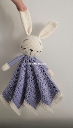 Sleeping bunny lovey