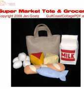 Gulf Coast Cottage-Super Market Tote  & Grocerie