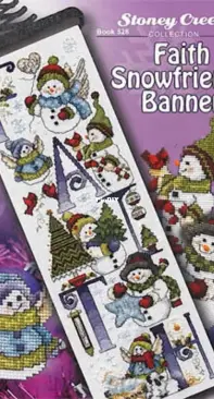Stoney Creek Collection - Book 528 Faith Snowfriends Banner XSD