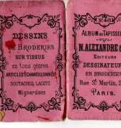 album De tapisserie No 48 19TH Century Berlin woolwork
