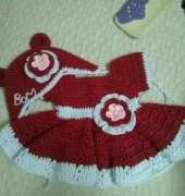 hat and dress for baby