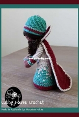 Cubby House Crochet - Veronica McRae - Wise Man Crouching Mod pattern