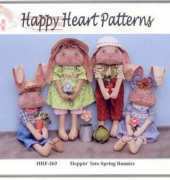 Happy Heart Patterns-HHF 269-Hoppin into Spring Bunnies