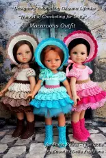 Kasatka Dolls Fashions-Oksana Lifenko -Macaroons Outfit