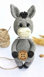 Fayni Toys - Svetlana Hurova - Series Cute waddles Donkey