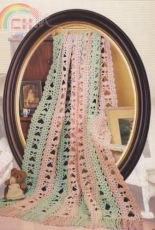 LACY TRELLIS AFGHAN Crochet Pattern