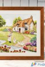 Farm Cottage - Country Idyll by Joanne Aston from Cross Stitch Gold 136 XSD