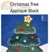 Wee Folk Art-Christmas Tree Applique Block