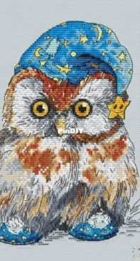Belka Stitch - Sleepy Owl by Julia Leonova