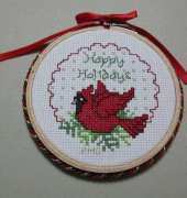 Cardinal Ornament - DMC