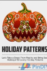 Adult Coloring Book - Holiday Patterns by Ruth Campbell