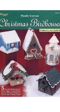 The Needlecraft Shop - 993070 - Joyce Keklock - Plastic Canvas - Christmas Birdhouses