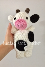 Twisted Knot Crochet - Cassie Stebelton - Barnyard Babies - Cow Edition