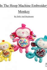 Dolls and Daydreams - In the Hoop Machine Embroidery Monkey