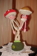 Mushroom couple