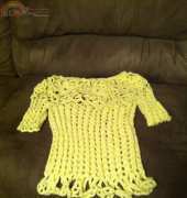 Yellow Swirls Sweater