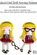 Dolls and Daydreams - School Girl Doll Sewing Pattern