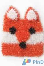 Sly Fox Scrubby Knitting Pattern by Rebecca Venton for Red Heart Free