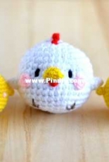 AmiguruMEI- Lee Mei Li - Hen and Chicks Amigurumi Tori and twins Tama-Go - Free