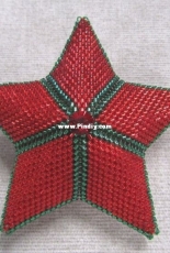 Beaded Stuffed Star by Creative Angle