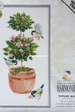 Heritage Crafts - Valerie Pfeiffer Harmonies VPTR930 Topiary Rose