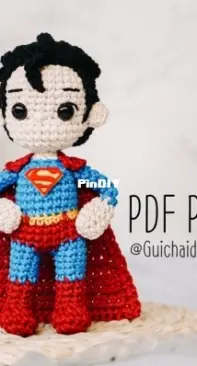 Super Man Crochet Pattern - Guichai Doll